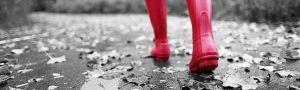 Red Rain Boots